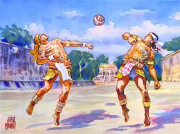 En el 'Popol Vuh', los hermanos divinos retan a los dioses de la muerte y bajan al inframundo para celebrar el Pok ta Pok. EL INFORMADOR / J. Monroy