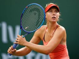 Maria Sharapova, clasificada número dos, derrotó  6-1 y 7-5 a la belga Yanina Wickmayer. AFP / J. Finney