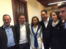 Al acto de las escrituras territoriales acudieron el dirigente nacional panista y Josefina Vázquez Mota, entre otros. TWITTER / @AccionNacional