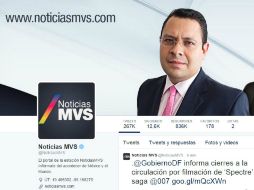 La empresa sufrió una caída en redes sociales tras el despido de Carmen Aristegui. TWITTER / @NoticiasMVS