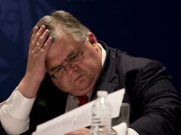 Carstens aclara que la opinión de una posible intervención más agresiva es suya; pero la decisión no la toma él. AFP / ARCHIVO