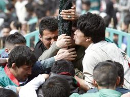 Los festivales del Año Nuevo persa estuvieron prohibidos durante el régimen talibán. EFE / H. Amid