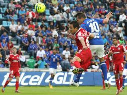 Integrantes del grupo de animación ''La Sangre Azul'' iniciaron disturbios en la tribuna del Estadio Azul, tras el partido contra Xolos NTX / ARCHIVO