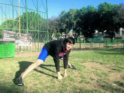 José Pablo Reyes Espinoza participa en el club Cardinals. EL INFORMADOR / R. Alarcón