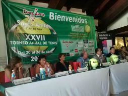 En conferencia de prensa, autoridades de la Asociación de Tenis de Jalisco resaltaron las virtudes del torneo. EL INFORMADOR / A. Rodríguez