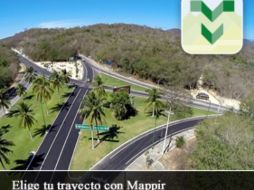 La aplicación funciona ingresando el punto de partida y el destino. TWITTER / @SCT_mx