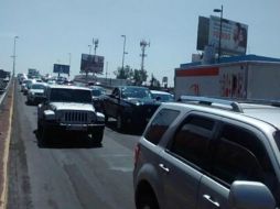 Tráfico cargado, en Avenida Vallarta por inicio de obras desde Los Cubos hasta Periférico. EL INFORMADOR / G. Jáuregui