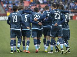 Argentina dominó el partido a voluntad pero escasamente exhibió capacidad decisoria en el área adversaria. EFE / S. Thew