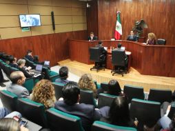 La y los integrantes del Pleno manifestaron que dicho instituto político cuenta con capacidad económica suficiente para pagar la multa. SUN / ARCHIVO