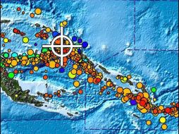 El sismo se registró a una profundidad de 65 kilómetros, y su epicentro se situó a unos 54 kilómetros de la localidad de Kokopo Panguna EFE /