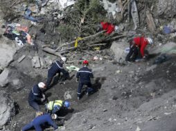 El avión de Germanwings se estrelló el martes pasado en Los Alpes franceses con 150 personas a bordo. EFE /