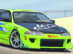 Mitsubishi eclipse. Este auto fue uno de los primeros en aparecer en los filme de Rápido y Furioso. ESPECIAL / TUNINGGP