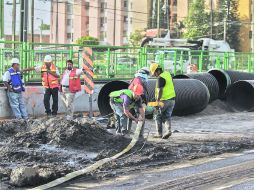 Debido a la ampliación de la Línea 1 del Tren Ligero, a partir del jueves y hasta el lunes, 277 colonias se quedarán sin agua. EL INFORMADOR / E. Barrera