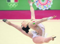 Rut Castillo. La gimnasta tapatía tuvo una destacada actuación el pasado fin de semana en la Copa del Mundo en Lisboa, Portugal. MEXSPORT /   A. MACÍAS