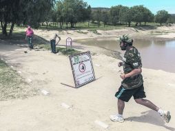 Los paseantes en el Parque Metropolitano deben soportar los trabajos de mejoramiento que, hasta ahora, se realizarán 'durante meses'. EL INFORMADOR / F. Atilano