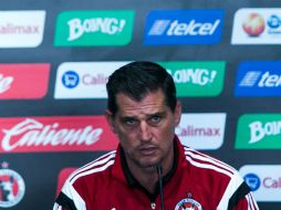 Ignacio Palou, director deportivo de Tijuana, en conferencia de prensa. MEXSPORT / Emiliano