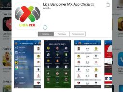 A través de esta aplicación, se podrán seguir los pormenores de los encuentros entre los equipos de futbol mexicanos. ESPECIAL /