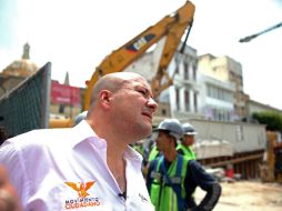 Alfaro informó que como parte de su campaña hará una propuesta integral en cuanto a la situación de los mercados. EL INFORMADOR / M. Vargas