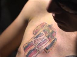 La playera de los Leones Negros con el número 20 del Gansito Hernández. YOUTUBE / Canal Leones Negros UDG