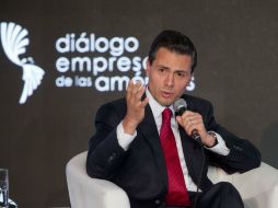 El mandatario mexicano expone el cambio de paradigma que tuvieron las reformas en México. AP / P. Martínez