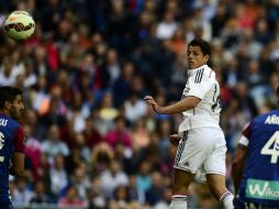 Éste es el primer gol de Herández en el estadio Bernabéu. AFP / J. Soriano