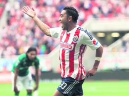 Euforia. El volante de las Chivas, Marco Fabián, fue el autor de único gol del partido en el Estadio Omnilife. EL INFORMADOR / M. Vargas