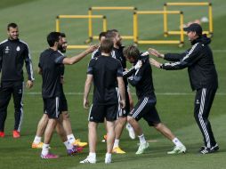 El Real quiere desquitarse de la goleada que le propinaron los Colchoneros en la liga. EFE / J. Lizon