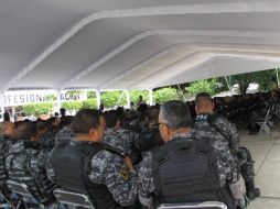 Los elementos ratificaron a su vez su apoyo y lealtad al Gobierno del estado. EL INFORMADOR /