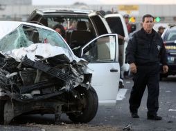 El conductor perdió el control de la unidad, lo que causó el accidente. NTX / ARCHIVO