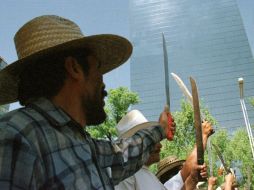 En 2006, el Frente de los Pueblos en Defensa de las Tierras detuvo la construcción de una terminal aera en sus terrenos. NTX / ARCHIVO