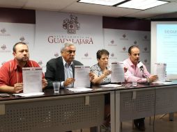 Los regidores del PAN Guadalajara ofrecieron una conferencia de prensa este miércoles. ESPECIAL / Regidores PAN Guadalajara