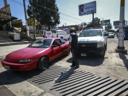 La Policía Vial mantiene un operativo permanente en la zona con el apoyo de seis elementos. EL INFORMADOR / A. García