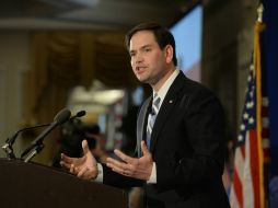 Rubio explica que antes de otorgar a los inmigrantes una vía para legalizar su estancia, es preciso asegurar la frontera. AFP / ARCHIVO