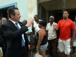 Cuomo elogió la decisión de Barack Obama y Raúl Castro de restablecer las relaciones diplomáticas. EFE / E. Mastrascusa