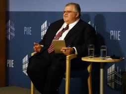 Carstens informo participó en el foro del Instituto Peterson de Economía Internacional de Washington. NTX / Especial