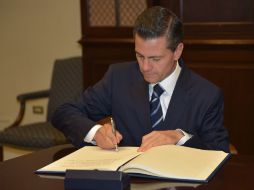 El Mandatario encargó a la institución propuestas sobre justicia cotidiana en México. NTX / ARCHIVO