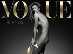 La propia modelo compartió en redes sociales la imagen de la portada. INSTAGRAM / Giseleofficial