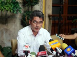 Gómez Quiñones aclara que nunca tuvo facultades para designar a los proveedores del Seguro Popular. EL INFORMADOR / M. Vargas