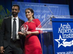 La organización destacó el trabajo que lleva a cabo la Fundación Salma Hayek. AFP / S. Loeb
