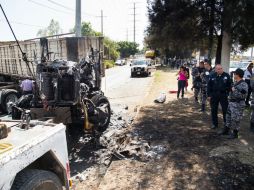 El ataque al helicóptero militar coincide con los bloqueos registrados en varios puntos del Estado. EL INFORMADOR /