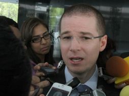 Ricardo Anaya señala que su partido tiene las propuestas adecuadas para corregir al país. NTX / ARCHIVO