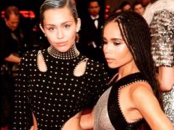 Las dos jóvenes acudieron juntas a la gala del Met. TWITTER / @ZoeKravitz