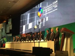 La inauguración del 25 Convención de Aseguradores de México, ''Salud y ahorro, repercuciones en la productividad''. TWITTER / @paco_carlos73