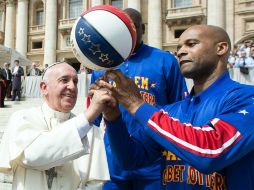Los Globetrotters realizan una gira por Italia. EFE / Observattore Romano