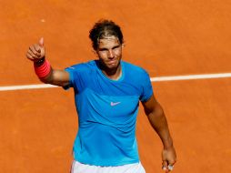 Nadal aspira a su quinto título en Madrid y el tercero de manera consecutiva. EFE / J. Martin