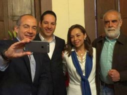 Calderón pronostica el triunfo panista para el 7 de junio. SUN / ARCHIVO