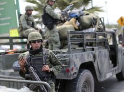 Los policías estatales arribaron a dicha zona, para hacerse cargo de la seguridad de los habitantes. AFP / P. Pardo