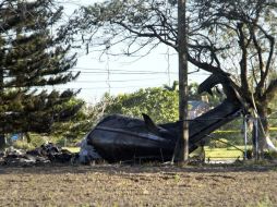 Derivado del accidente, se apreció una cantidad del mismo enervante consumido por el fuego. AP / ARCHIVO