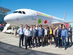 Así presumió la compañía a su nuevo integrante. TWITTER / @VivaAerobus