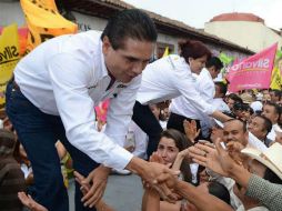 Silvano Aureoles desde ahora es solo candidato a la gubernatura de Michoacán de los partidos PRD, PT y Nueva Alianza. NTX / ARCHIVO